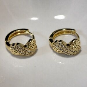 Elegant Gold and Silver Women's Earrings